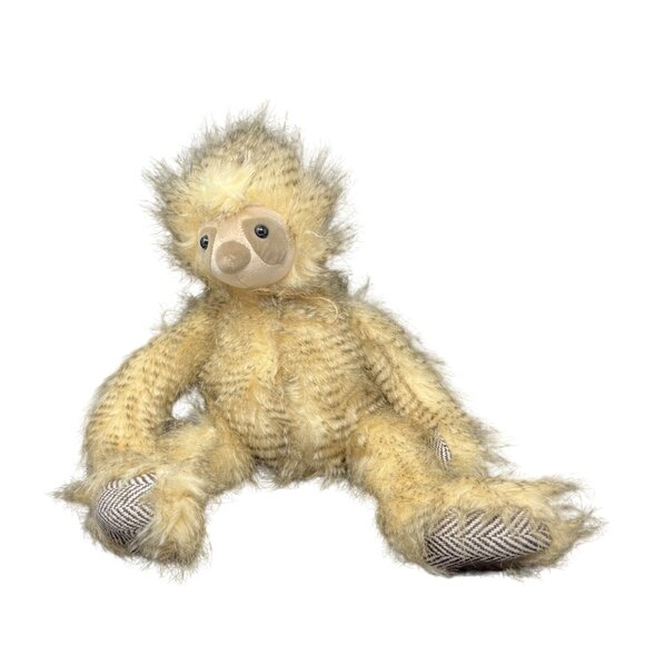 Realistic Sloth Body Warmer Marshalls 2023 Brown Tan Plush Animal - Picture 1 of 11